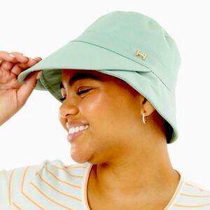 H HALSTON Visor Bucket Hat